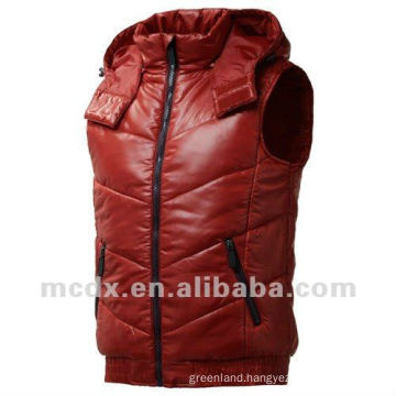 sleeveless hooded vest for men